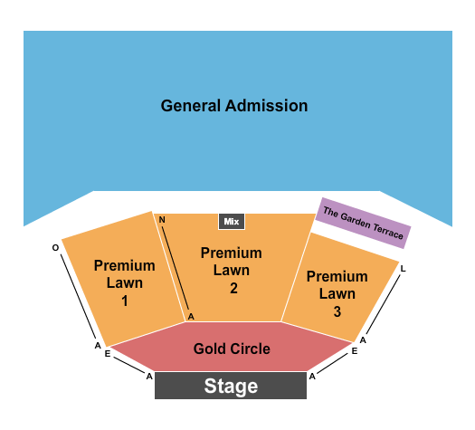 Lewis Ginter Botanical Garden Seating Chart: GC/Prem/Lawn/Garden