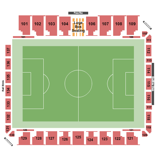 Lexington SC Stadium Seating Chart: Soccer