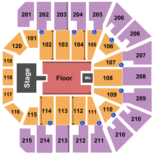 Liacouras Center Seating Chart: 85 South