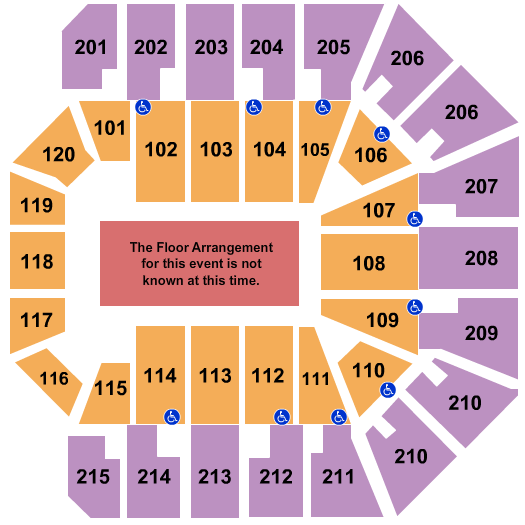 Liacouras Center Seating Chart: Generic Floor