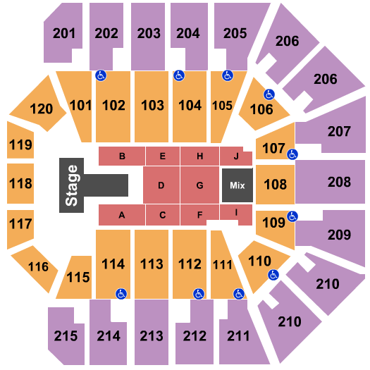 Liacouras Center Seating Chart: Maverick City Music