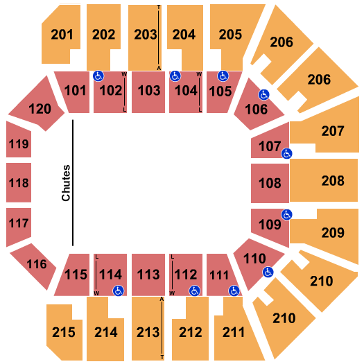Liacouras Center Seating Chart: Rodeo