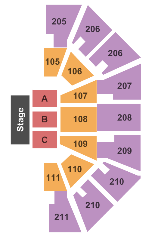 Liacouras Center Virtual Seating Chart