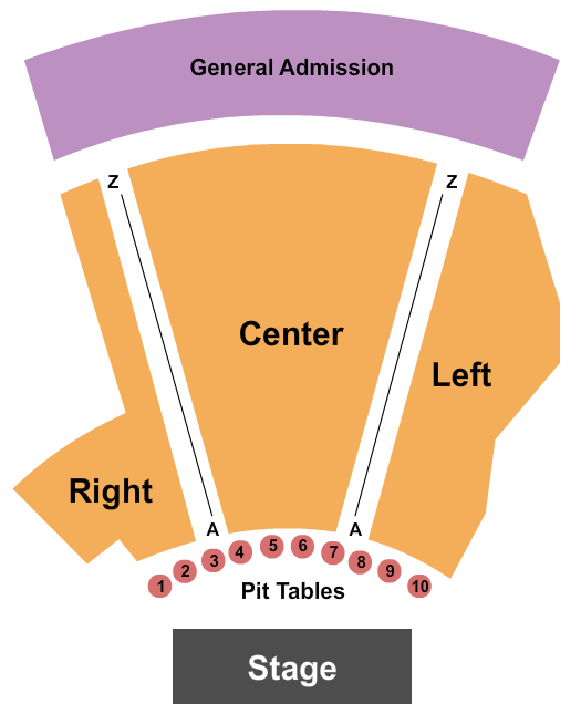 Libbey Bowl Seating Chart: End Stage