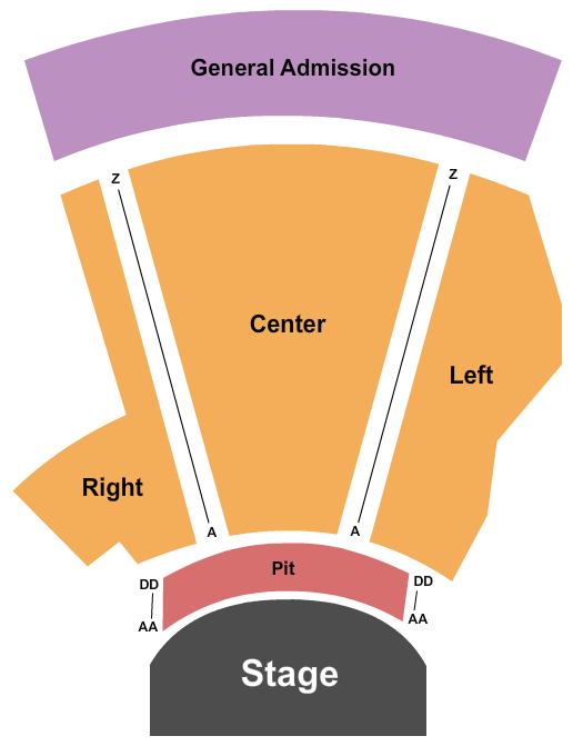 Libbey Bowl Seating Chart: Endstage Pit