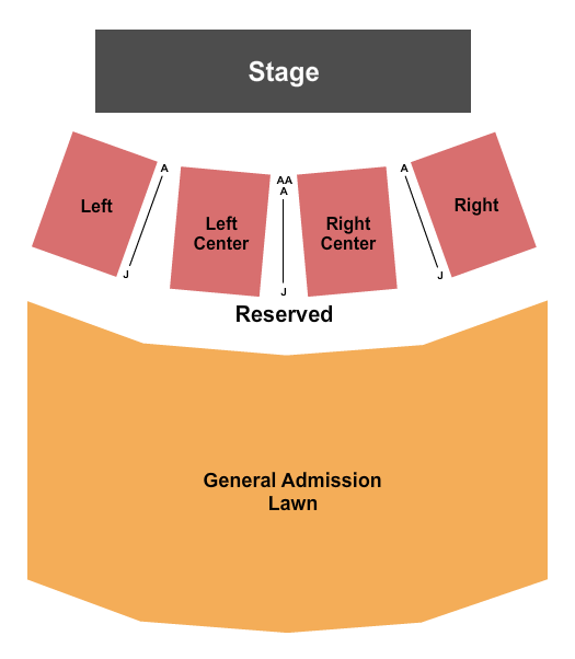 Liberty Bank Amphitheater Seating Chart: Endstage