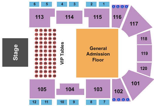 Liberty First Credit Union Arena Seating Chart: Rauw Alejandro
