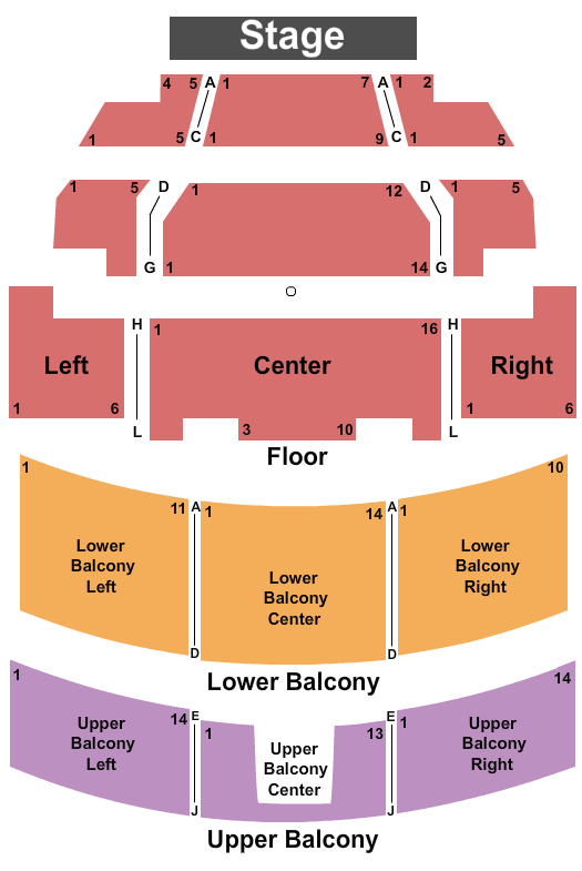 Liberty Seating Chart