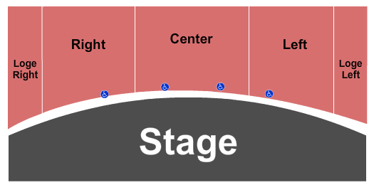 Liddy Doenges Theatre at Tulsa Performing Arts Center Seating Chart