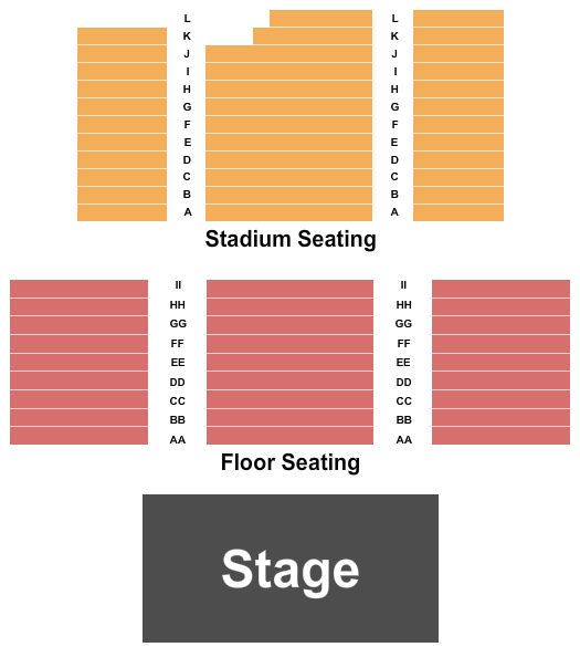 Light House Arts Centre Seating Chart: Endstage 2