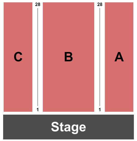 Lincoln Central Academy Auditorium Seating Chart: Endstage
