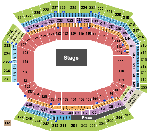 Lincoln Financial Field Seating Chart