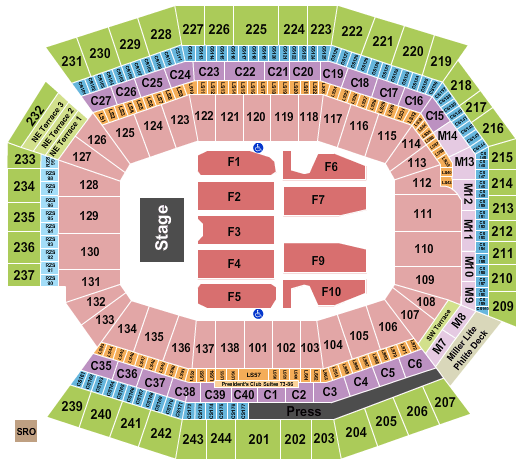 Philadelphia Concert Tickets Seating Chart Lincoln Financial Lincoln Financial Field Seating Chart Ed Sheeran