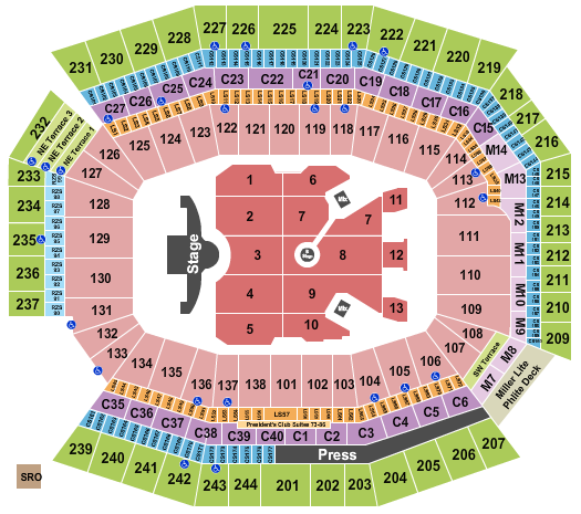 Lincoln Financial Field Seating Chart: Ed Sheeran
