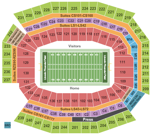simplefootage: Philadelphia Eagles Seating Chart
