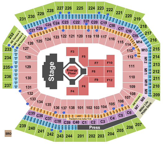 Lincoln Financial Field Seating Chart: Kendrick Lamar