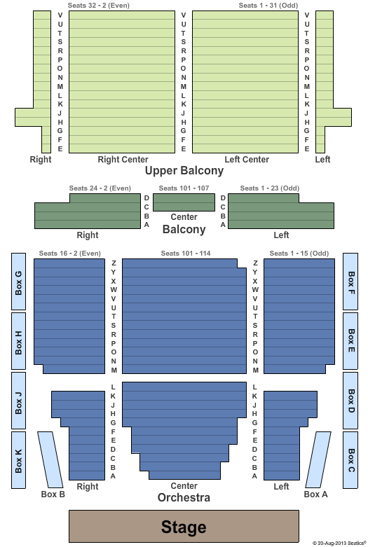 Lincoln Theatre Columbus Seating Chart
