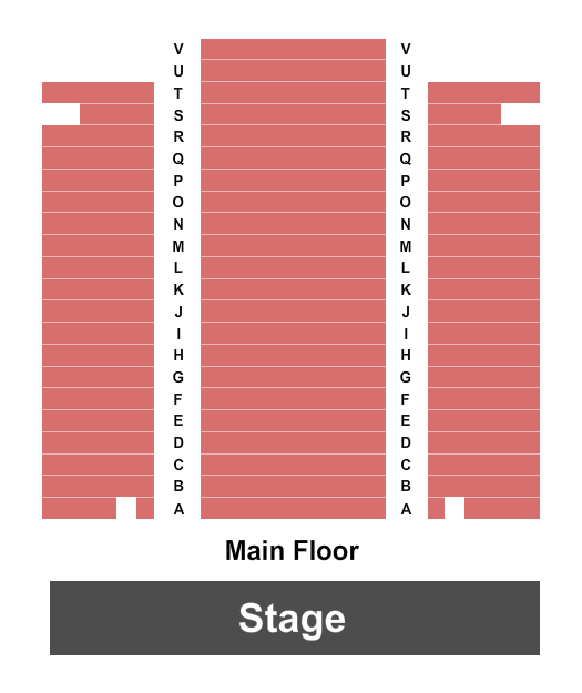 Lions Lincoln Theatre Seating Chart: Endstage - No Balcony