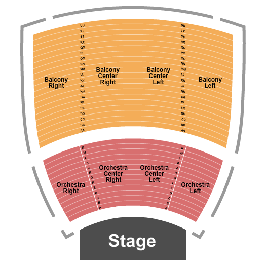 Lisner Auditorium Seating Chart: Endstage