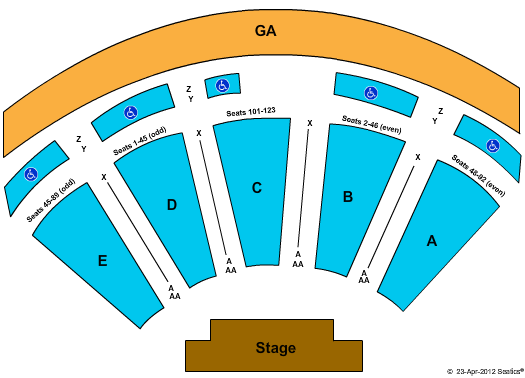 Lithia Motors Amphitheater Seating Chart