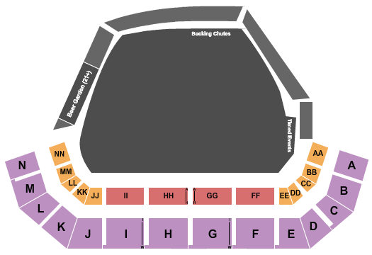 Lithia Ram Rodeo Arena at Benton Franklin Fairgrounds Seating Chart: Rodeo 2