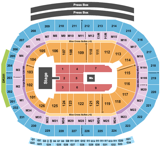 Little Caesars Arena Seating Chart: 85 South
