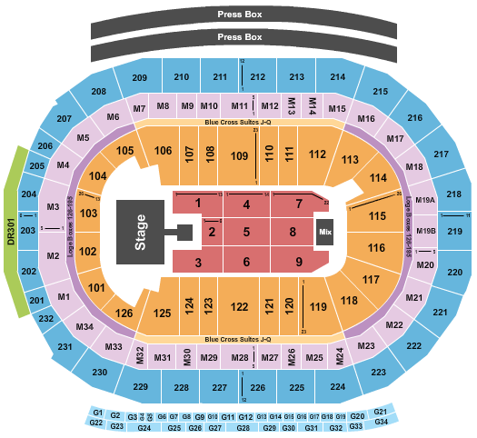 Little Caesars Arena Seating Chart: Brandy