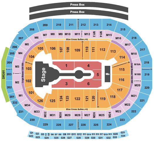 Little Caesars Arena Seating Chart: Cardi B