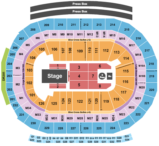 Little Caesars Arena Seating Chart: Dancing with the Stars
