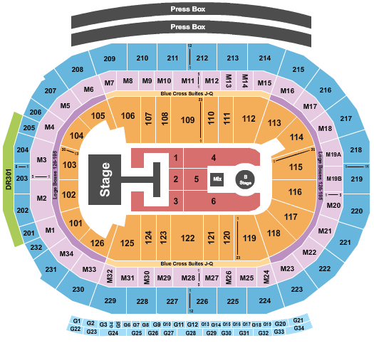 Little Caesars Arena Seating Chart: Descendants & Zombies