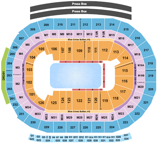 Little Caesars Arena Seating Chart: Disney On Ice 2