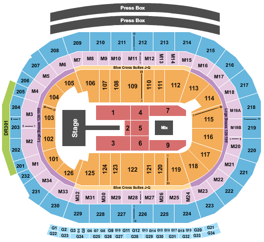Little Caesars Arena Seating Chart: Druski