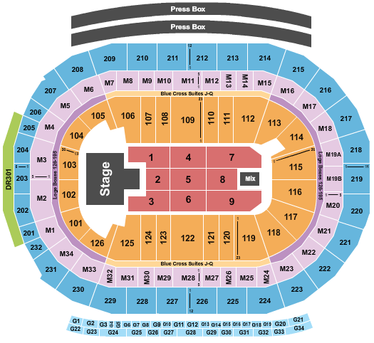 Little Caesars Arena Seating Chart: Melanie Martinez