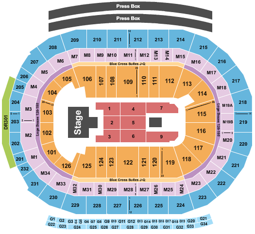 Little Caesars Arena Seating Chart: Nick Cannon's Wild 'N Out Live