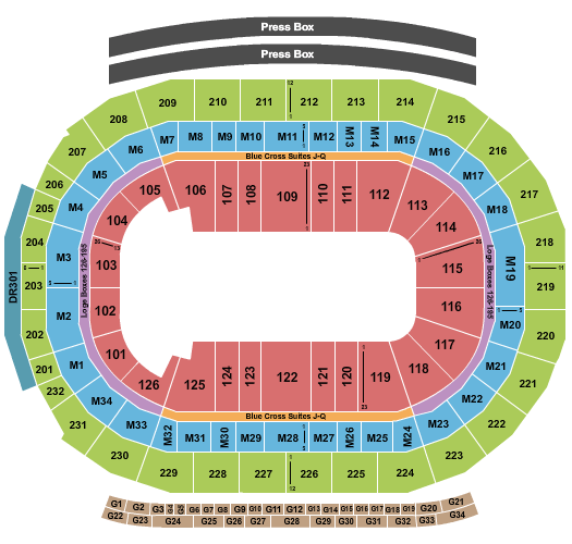 Disney On Ice Tickets Seating Chart Little Caesars Arena Open Floor