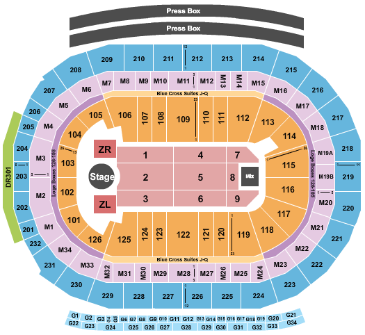 Little Caesars Arena Seating Chart: Zayn