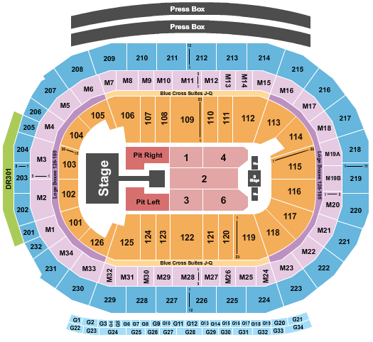Little Caesars Arena Seating Chart: Sombr