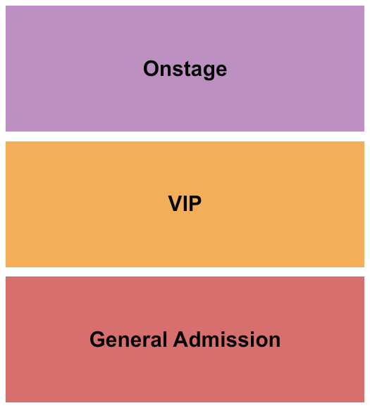 Little River Studios Seating Chart: GA/VIP/Onstage