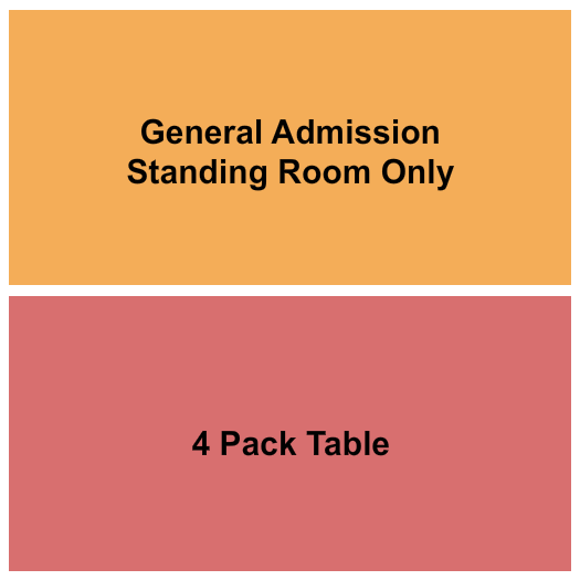 Little Rock Hall - AR Seating Chart: GA/Tables 2