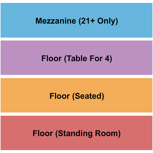 Little Rock Hall - AR Seating Chart: Floor/Mezz