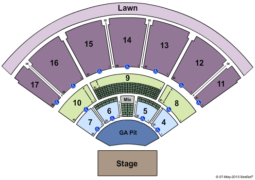 Florida State Fairgrounds Amphitheater Seating Map 