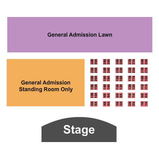 Live at the Lakefront Seating Chart: GA/Table