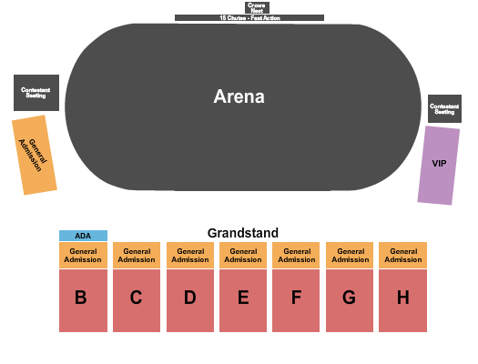 Livermore Valley Stadium Seating Chart: Rodeo
