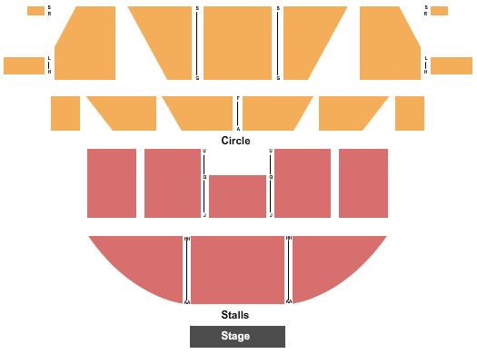 Liverpool Empire Theatre Seating Chart: End Stage