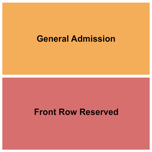 Lobo Lounge and Event Center Seating Chart: Front Row RSV & GA
