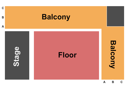 Lodge Room At TempleLive - Wichita Seating Chart: End Stage