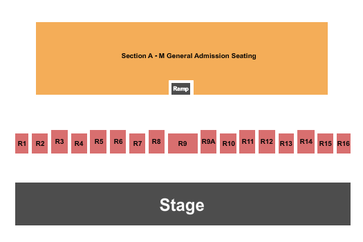 Logan County Fairgrounds - CO Seating Chart: End Stage GA