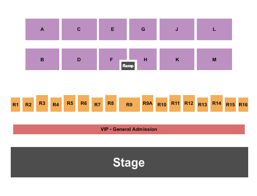 Logan County Fairgrounds - CO Seating Chart: End Stage VIP
