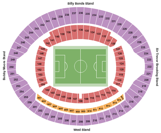 London Stadium At Queen Elizabeth Olympic Park Seating Chart: Soccer