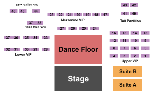 Lonestar Premier Outdoors Seating Chart: Endstage 2